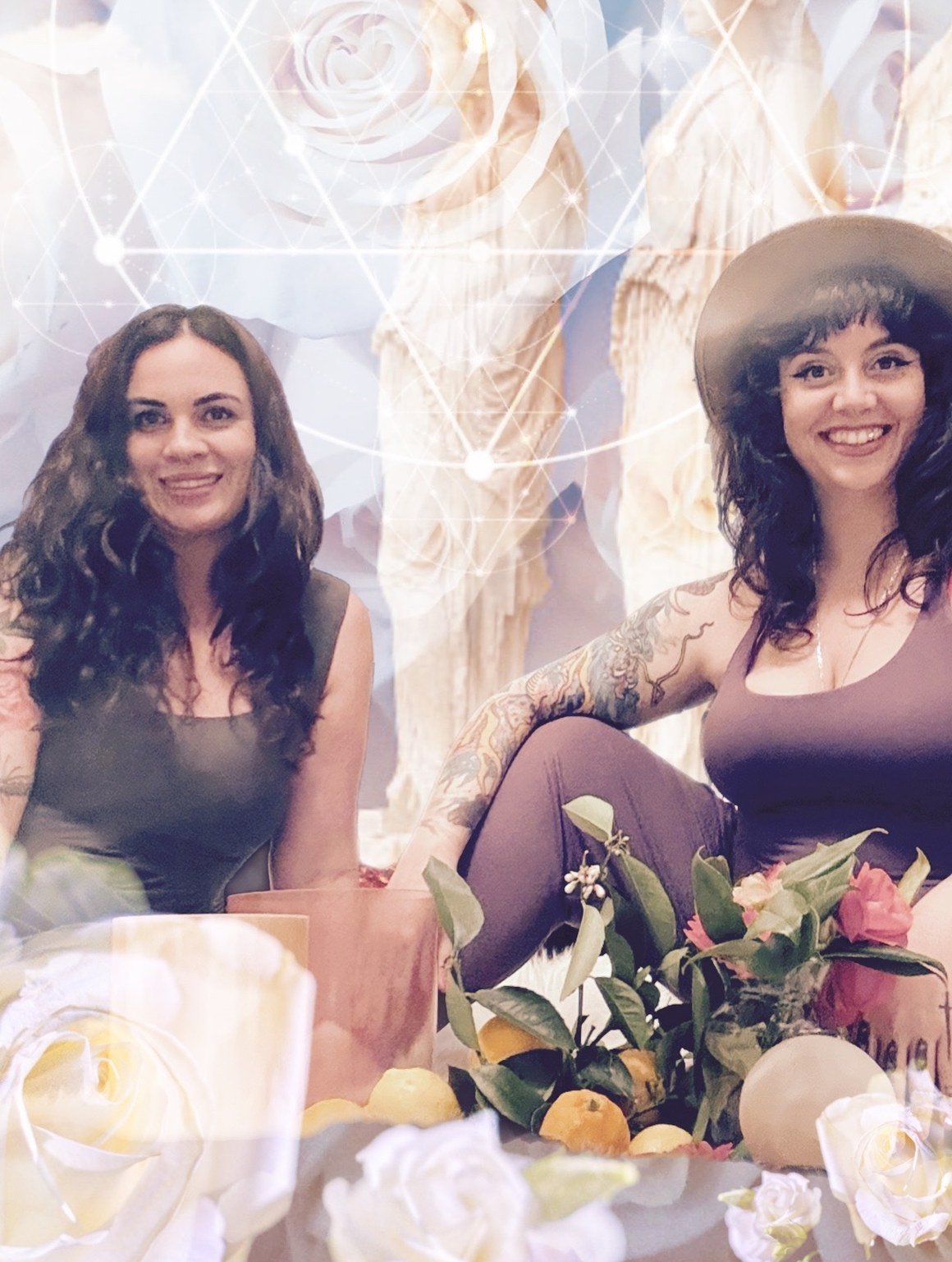 Melissa and Nicola Buffa on a SoulBeauty Soundbath and Reiki event graphic